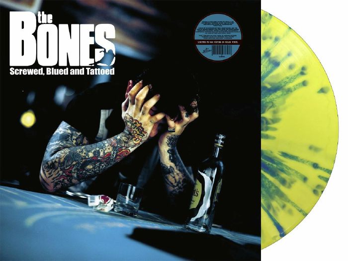 Screwed Blued & Tattoed - Blue-Yellow Splatter Vinyl LP vinyl record cover
