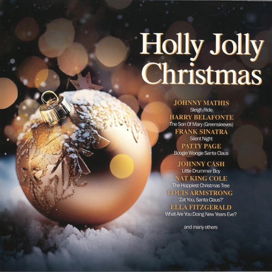 Holly Jolly Christmas - Limited Edition Gold Vinyl LP vinyl record cover