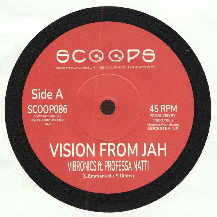 Vision From Jah - Vinyl Single vinyl record cover
