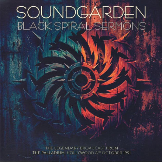Black Spiral Sermons - Limited Edition Blue & Yellow Vinyl LP vinyl record cover