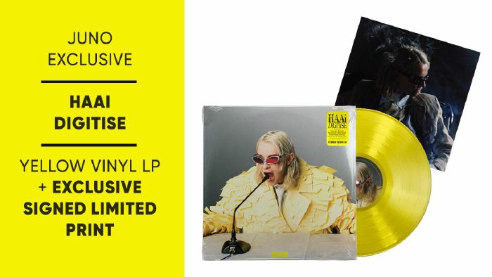 Digitise - Limited Edition Yellow Vinyl LP vinyl record cover
