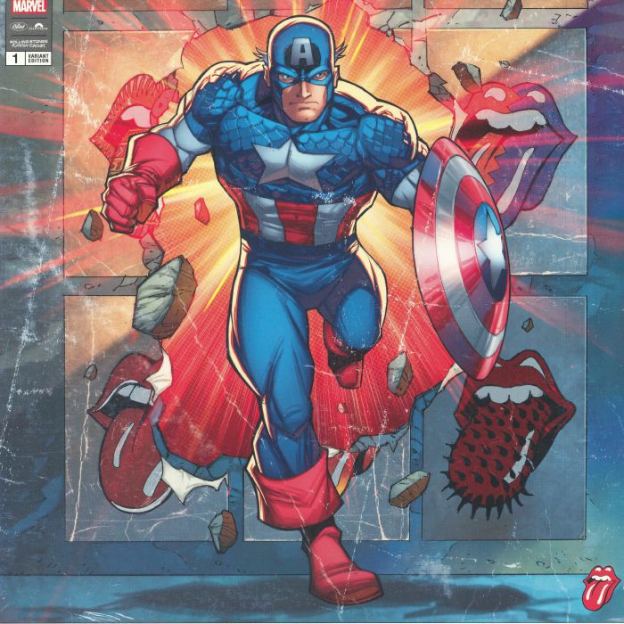 Foreign Tongues: Captain America (Marvel Collector's Series) - 2xLP vinyl record cover