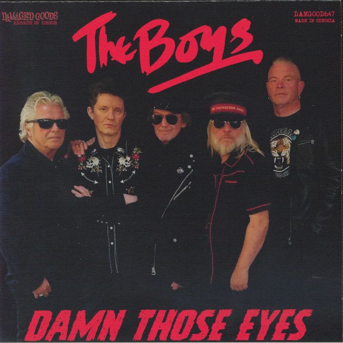 Damn Those Eyes - Limited Edition Vinyl Single vinyl record cover