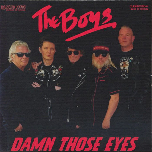 Damn Those Eyes - Limited Edition Vinyl Single vinyl record cover