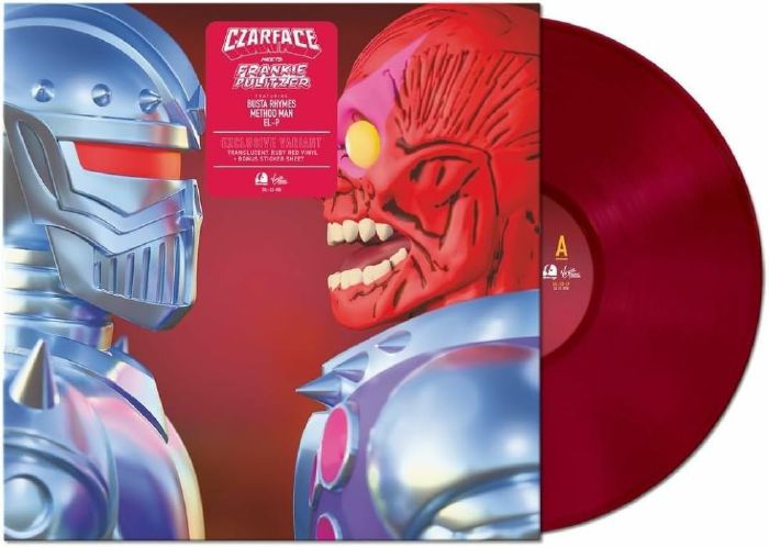Czarface Meets Frankie Pulitzer - Limited Edition Ruby Red Vinyl LP vinyl record cover