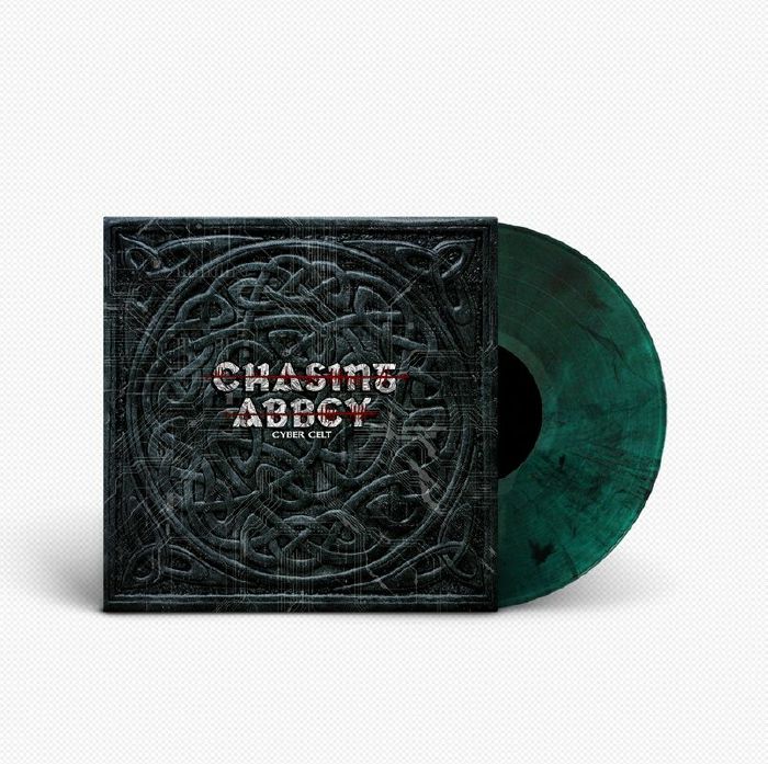 Cyber Celt - Blue & Black Marbled Vinyl LP vinyl record cover