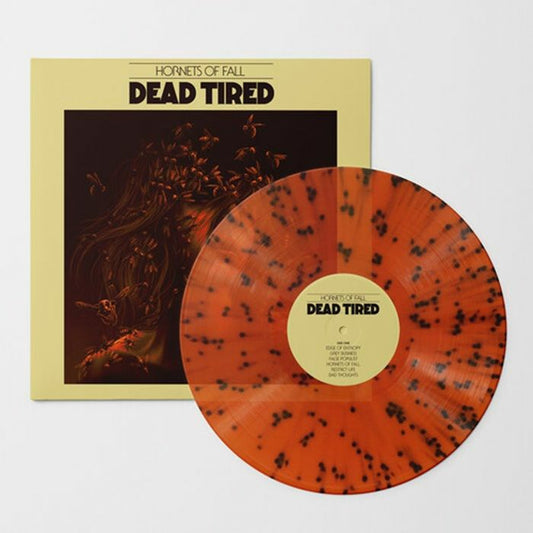 Hornets Of Fall - Orange and Black Splatter Vinyl LP vinyl record cover