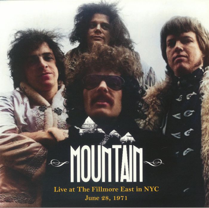 Live At The Fillmore East In NYC June 28 1971 - Limited Edition Translucent Yellow 2xLP vinyl record cover