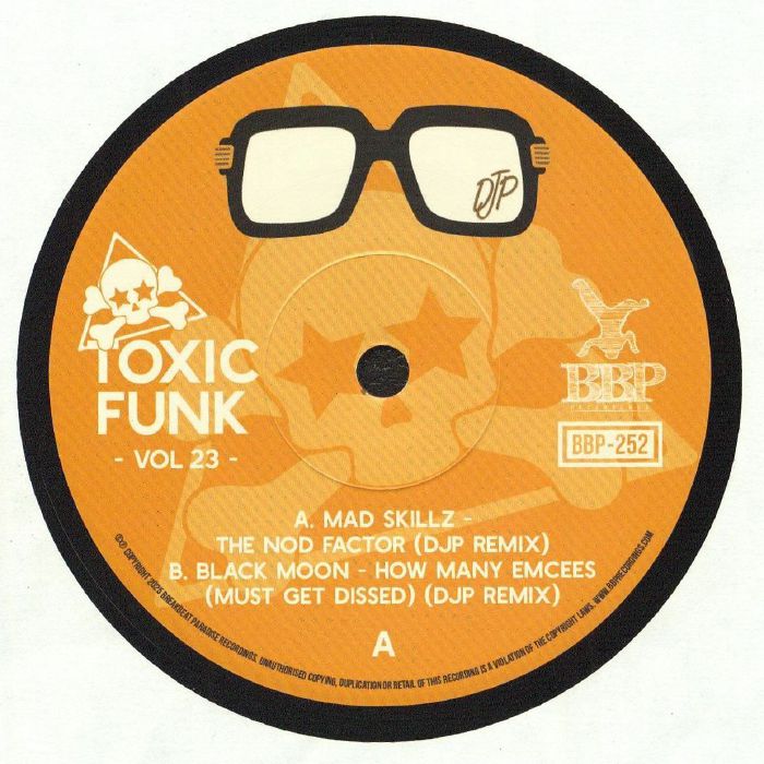 Toxic Funk Vol 23 - Limited Edition Vinyl Single vinyl record cover
