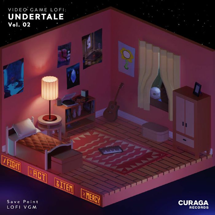 Video Game Lofi: Undertale Vol 2 - Vinyl LP vinyl record cover