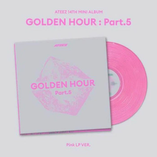 Golden Hour: Part 5 - Transparent Pink Vinyl EP vinyl record cover