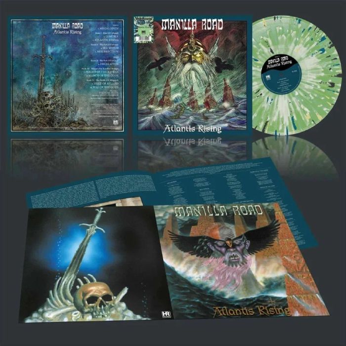 Atlantis Rising - Limited Edition Splatter Vinyl LP vinyl record cover