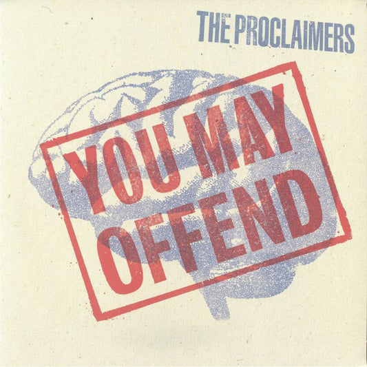 You May Offend - Limited Edition Red Vinyl LP vinyl record cover