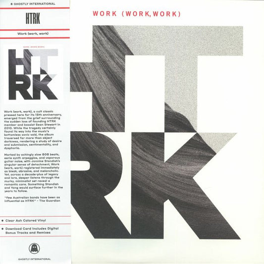 Work (Work Work) - 15th Anniversary Clear Ash Vinyl LP vinyl record cover