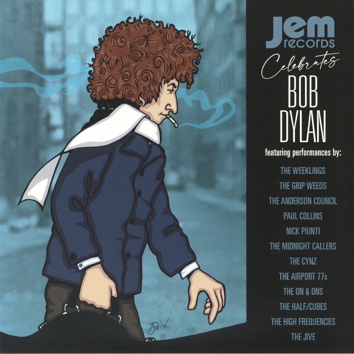 Jem Records Celebrates Bob Dylan - Baby Blue Vinyl LP vinyl record cover