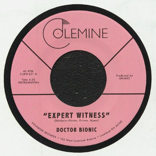 Expert Witness - Vinyl Single vinyl record cover