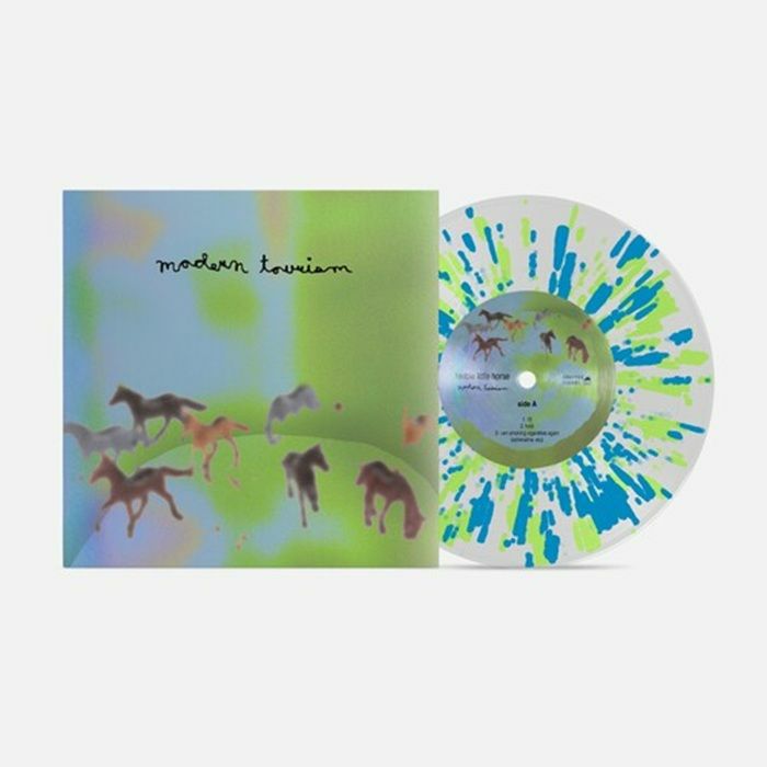modern tourism - Limited Edition Blue & Green Splatter Vinyl EP vinyl record cover