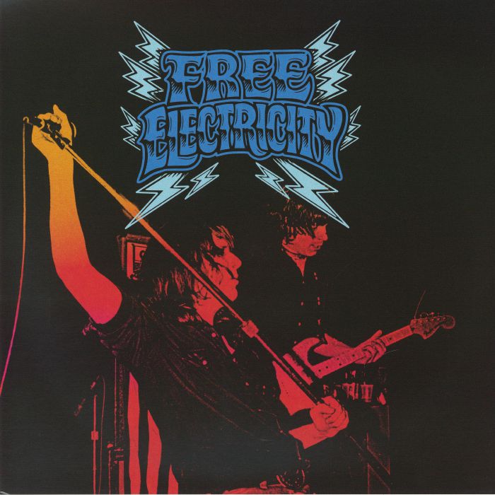 Free Electricity - Limited Edition Gold Vinyl LP vinyl record cover