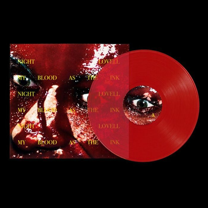 My Blood As The Ink - Clear Red Vinyl LP vinyl record cover
