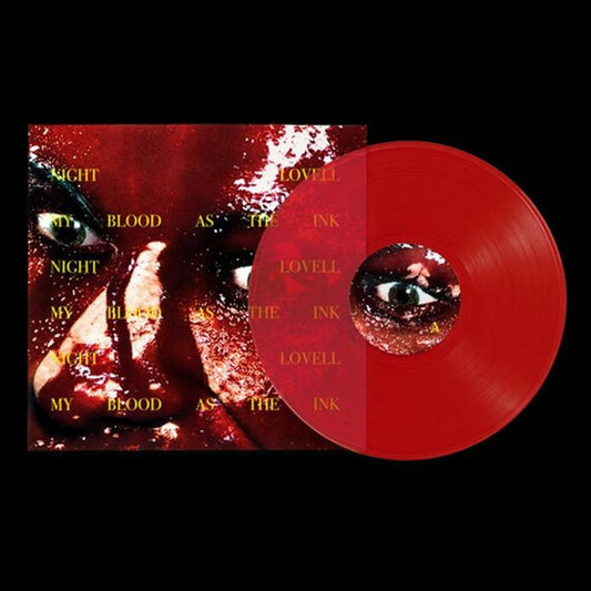 My Blood As The Ink - Clear Red Vinyl LP vinyl record cover