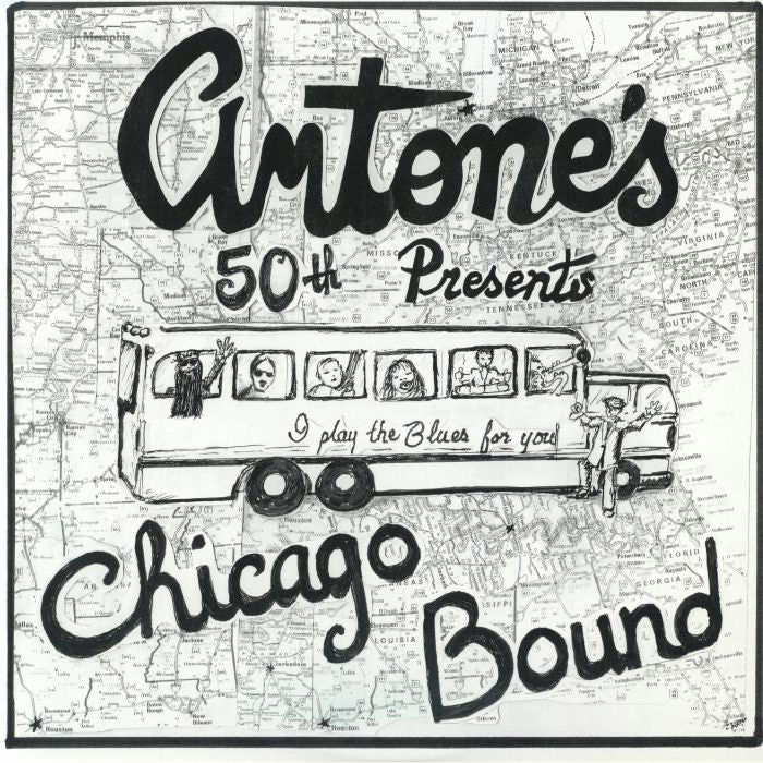 Antone's 50th Presents Chicago Bound: Honoring Muddy Cliff & Blue - Vinyl LP vinyl record cover