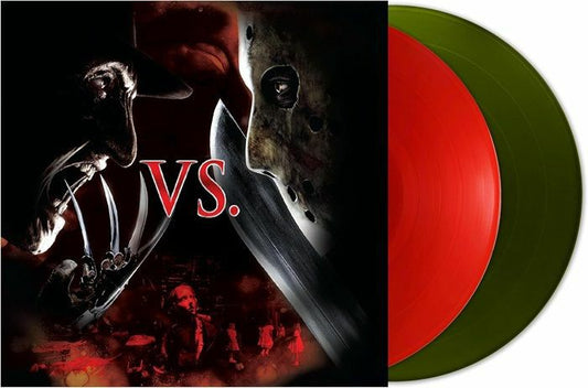 Freddy Vs Jason (Soundtrack) - Green & Red Vinyl 2xLP vinyl record cover
