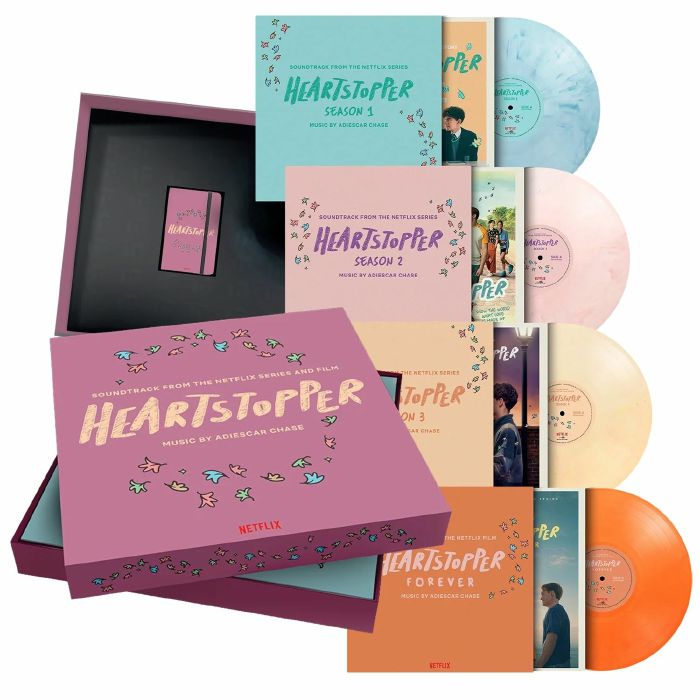 Heartstopper Soundtrack - Coloured Vinyl 4xLP Box Set vinyl record cover