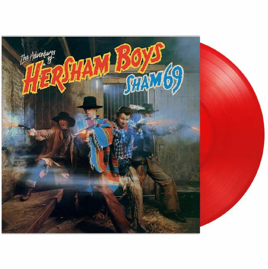 Adventures Of Hersham Boys - Limited Edition Red Vinyl LP vinyl record cover