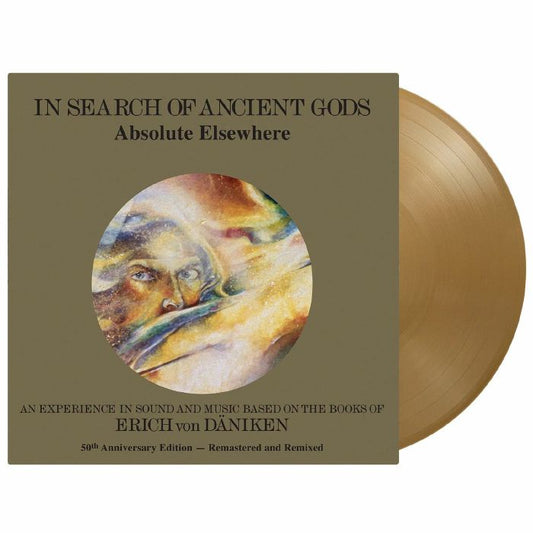 In Search Of Ancient Gods - Limited Edition Gold Vinyl LP vinyl record cover