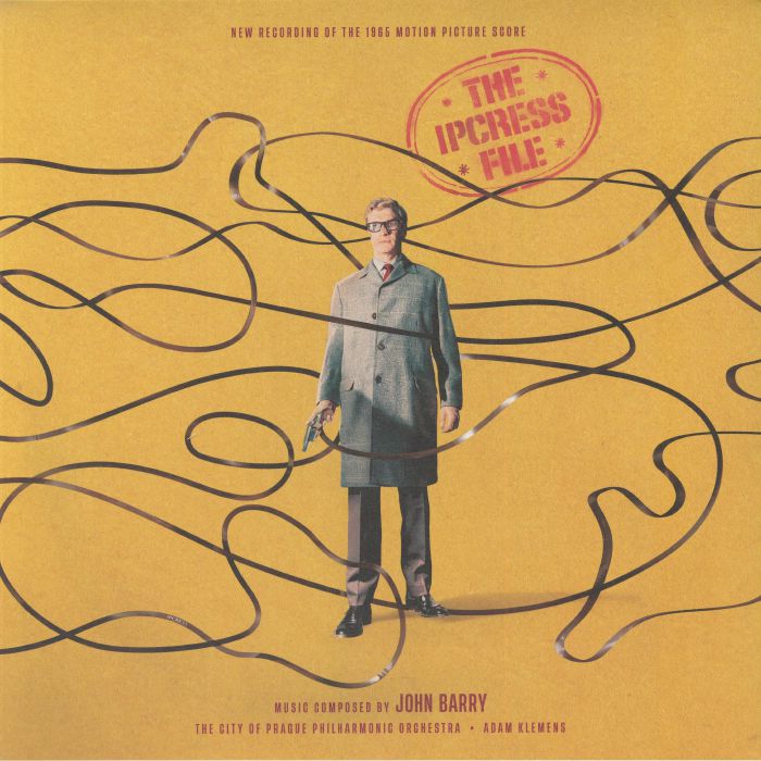 The Ipcress File (Soundtrack) - Orange/Black Vinyl LP vinyl record cover