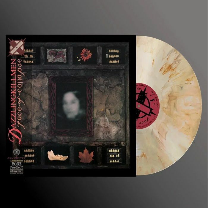Face Of Collapse - Limited Edition Bone Fragment Swirl Vinyl LP vinyl record cover