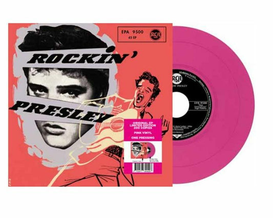 EP Etranger No 21: Rockin' Presley - Pink Vinyl EP vinyl record cover