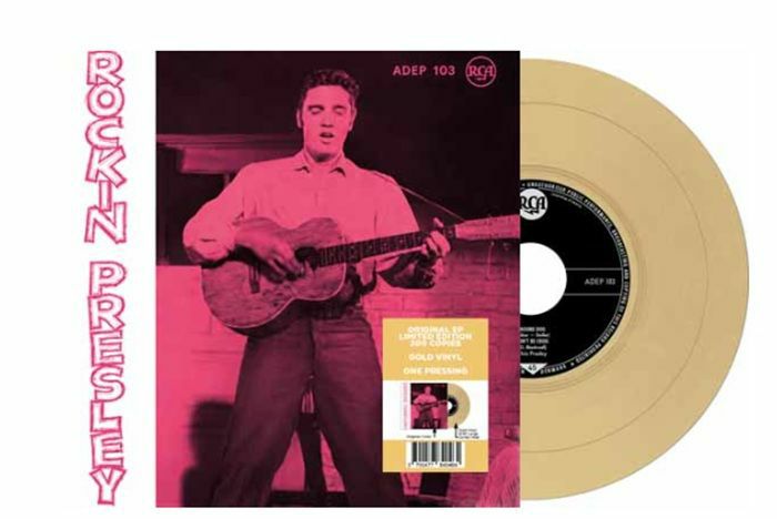 EP Etranger No 22: Rockin' Presley - Gold Vinyl EP vinyl record cover