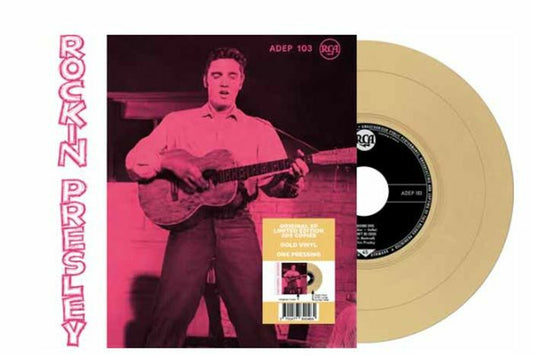 EP Etranger No 22: Rockin' Presley - Gold Vinyl EP vinyl record cover