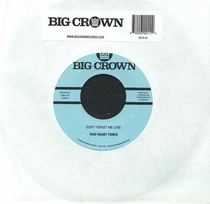Don't Forget Me Love - Vinyl Single vinyl record cover