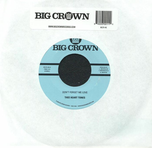 Don't Forget Me Love - Vinyl Single vinyl record cover