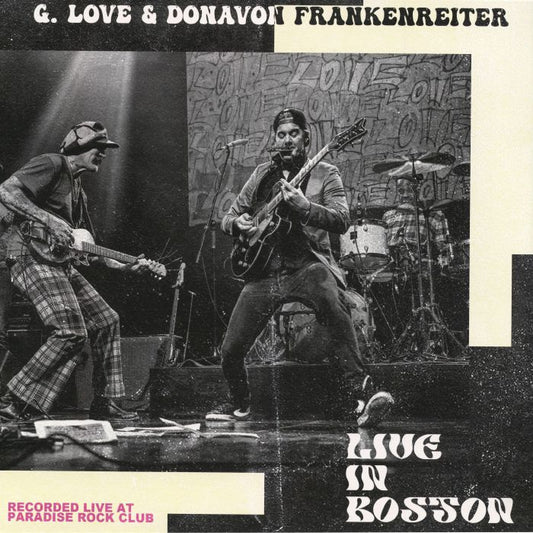 Live In Boston - 2xLP vinyl record cover