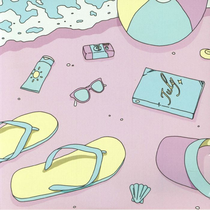 July - Baby Blue Vinyl Single vinyl record cover