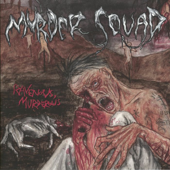 Ravenous Murderous - Milky Clear Vinyl LP vinyl record cover