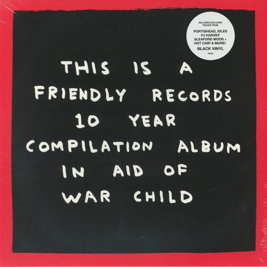 Friendly Recordings x War Child - Vinyl LP vinyl record cover