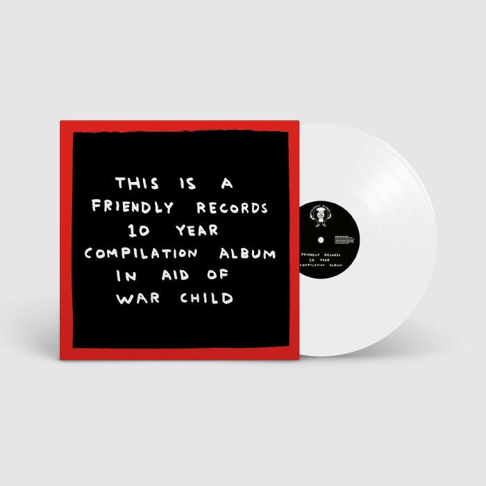 Friendly Recordings x War Child - White Vinyl LP vinyl record cover