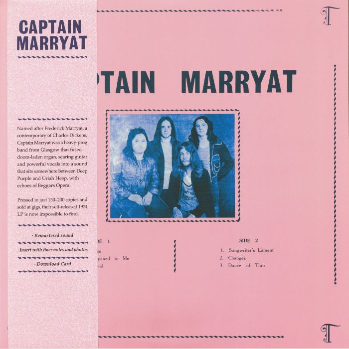 Captain Marryat - Vinyl LP vinyl record cover