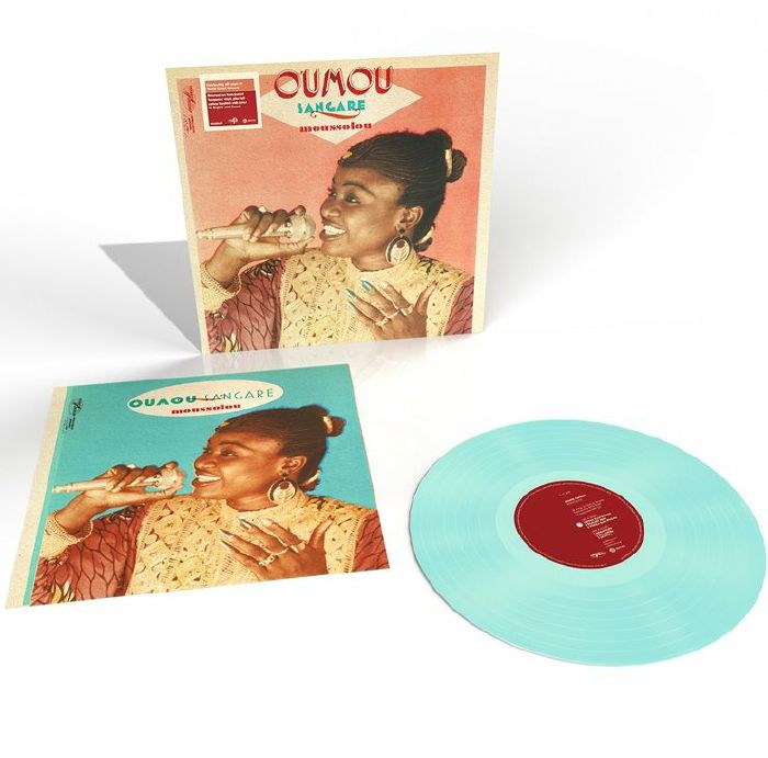 Moussolou - Transparent Turquoise Vinyl LP vinyl record cover