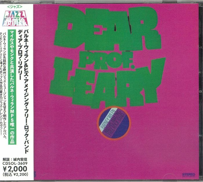 Dear Prof Leary - Japanese Edition CD CD cover