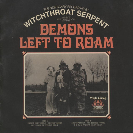 Demons Left To Roam - Splatter Vinyl LP vinyl record cover