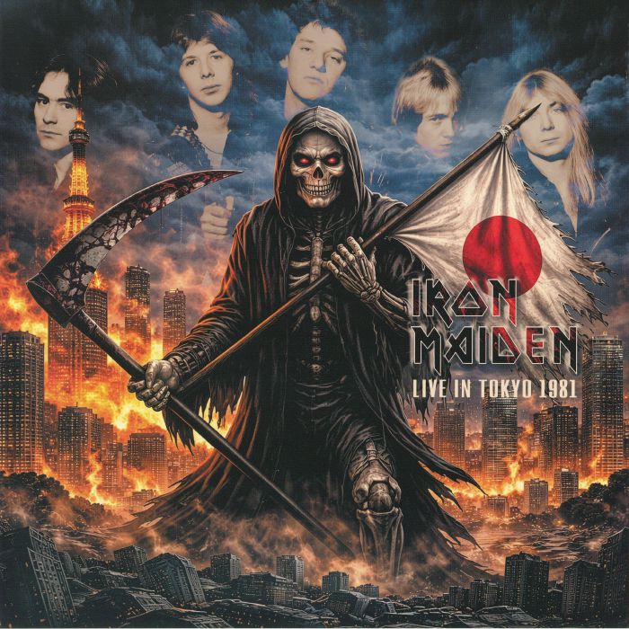 Live In Tokyo 1981 - Limited Edition Orange Vinyl LP vinyl record cover