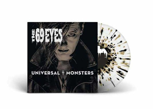 Universal Monsters - Gold & Black Splatter Vinyl LP vinyl record cover