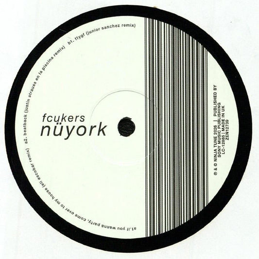 nüyork - Limited Edition Black Vinyl EP vinyl record cover