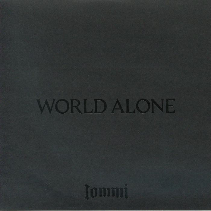 World Alone - Limited Edition Vinyl Single vinyl record cover