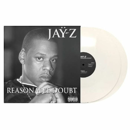Reasonable Doubt - 30th Anniversary White 2xLP vinyl record cover